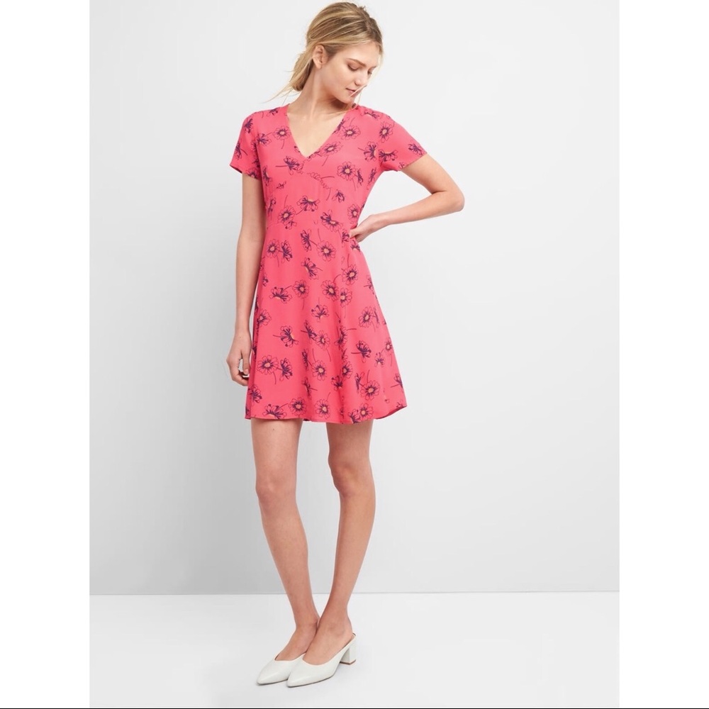 Gap Short Sleeve Fit & Flare Dress, Size 6, 🏷NWT